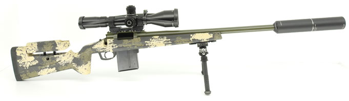 Carabine custom Nouméa 6.5 creedmoor crosse manners