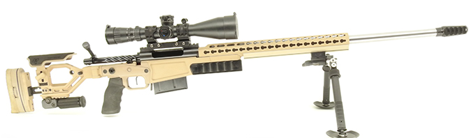Carabine custom Nouméa 7 PRC chassis MDT